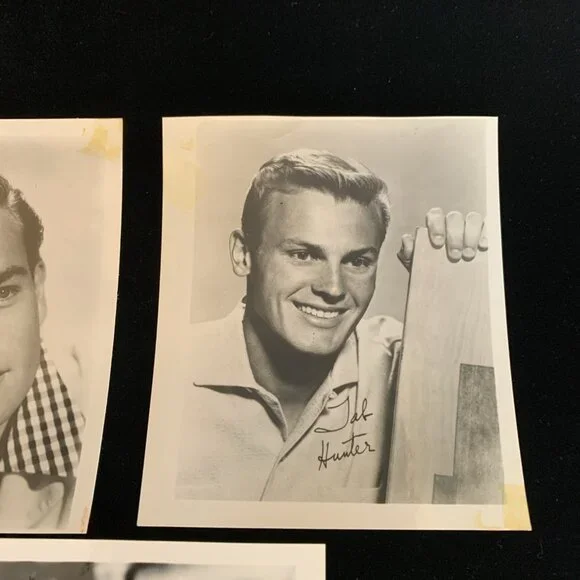 From De Luxe Photo Service 7 Vintage Hollywood Celebrity Actors Portraits B&W's - Picture 5 of 10